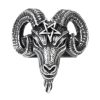 marque moins cher ALCHEMY GOTHIC Bague ‘Baphomet’ 17