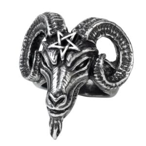 marque moins cher ALCHEMY GOTHIC Bague ‘Baphomet’ 8