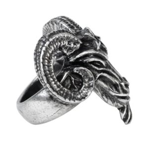 marque moins cher ALCHEMY GOTHIC Bague ‘Baphomet’ 10