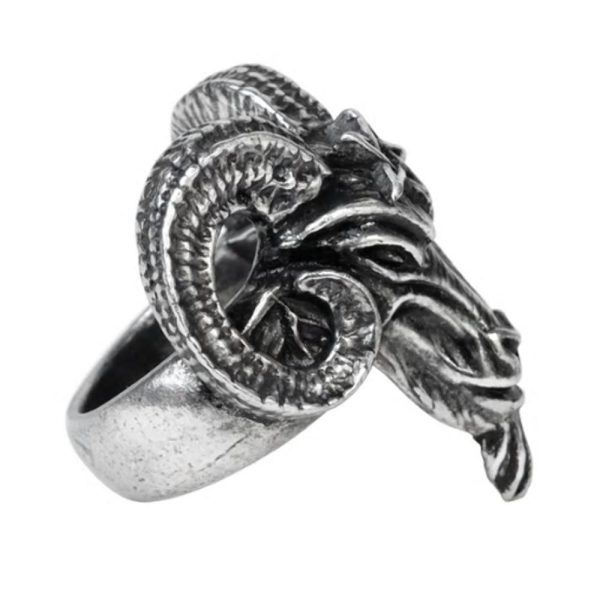 marque moins cher ALCHEMY GOTHIC Bague ‘Baphomet’ 4