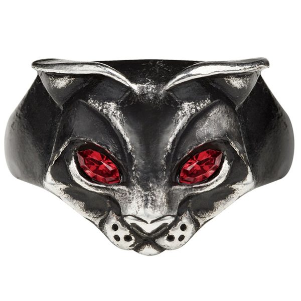 ALCHEMY GOTHIC Bague ‘Bastet Goddess’ luxe soldes 1