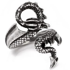 ALCHEMY GOTHIC Bague ‘Dragons Lure’ à prix imbattables 8