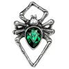 ALCHEMY GOTHIC Bague ‘Emerald Venom’ guranteed de qualité 14