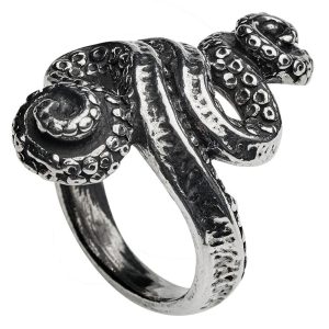 ALCHEMY GOTHIC Bague ‘Kraken’ le grand escompte 9