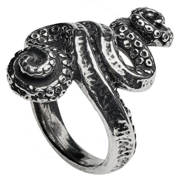 ALCHEMY GOTHIC Bague ‘Kraken’ le grand escompte 3