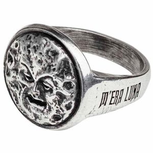 ALCHEMY GOTHIC Bague ‘M’era Luna – Man On The Moon’ magasins pas chers 7