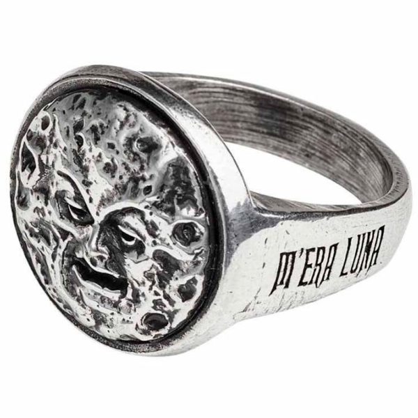 ALCHEMY GOTHIC Bague ‘M’era Luna – Man On The Moon’ magasins pas chers 3