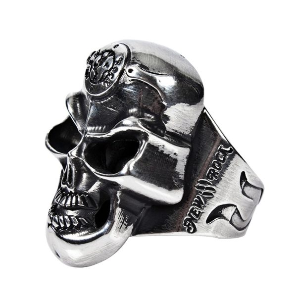 nouvelle saison Bague New Rock ‘Skull Ring’ 1