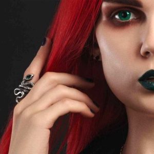 ALCHEMY GOTHIC Bague ‘Psalm 68’ achat pas cher 12