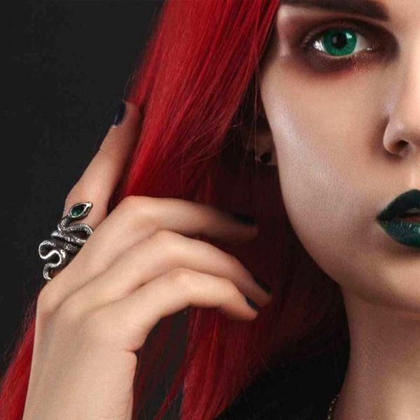 ALCHEMY GOTHIC Bague ‘Psalm 68’ achat pas cher 5