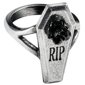 ALCHEMY GOTHIC Bague ‘RIP Rose’ achat pas cher 8