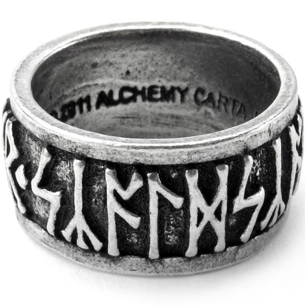 ALCHEMY GOTHIC Bague ‘Runeband’ en ligne officielle 3