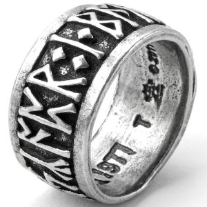 ALCHEMY GOTHIC Bague ‘Runeband’ en ligne officielle 10