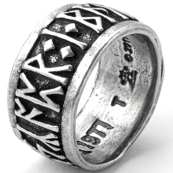 ALCHEMY GOTHIC Bague ‘Runeband’ en ligne officielle 4