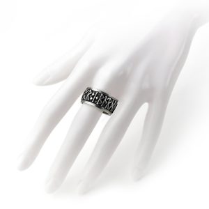 ALCHEMY GOTHIC Bague ‘Runeband’ en ligne officielle 12