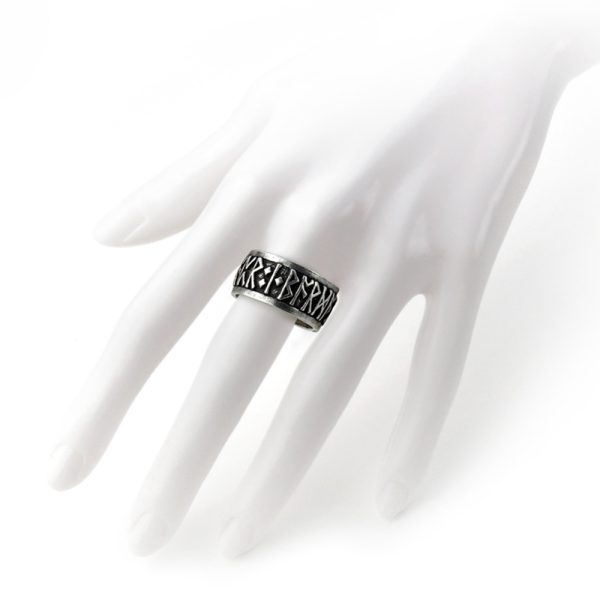 ALCHEMY GOTHIC Bague ‘Runeband’ en ligne officielle 5