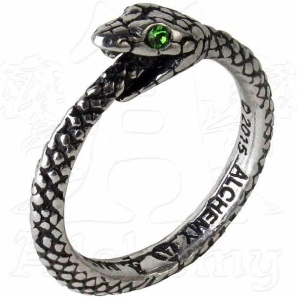 ALCHEMY GOTHIC Bague ‘The Sophia Serpent’ Retour Facile et Gratuit 1