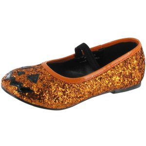 magasin en ligne Funtasma Ballerines à Paillettes ‘Halloween’ Oranges Pour… 6