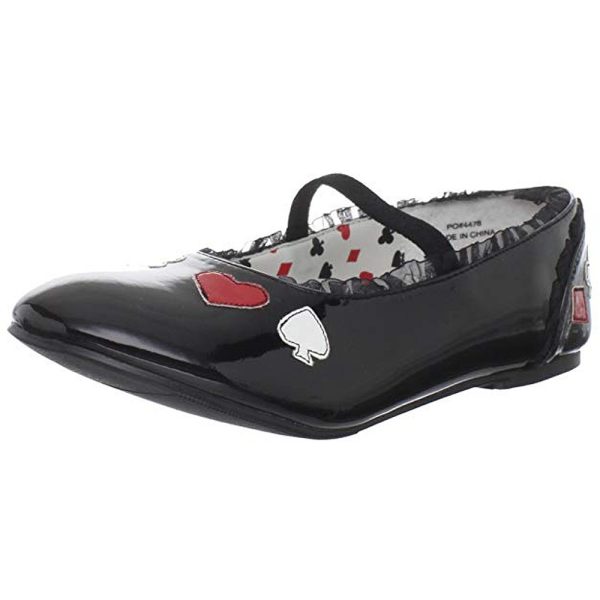 magasin en ligne Funtasma Ballerines ‘Alice’ Noires Vernies Pour Enfants 5