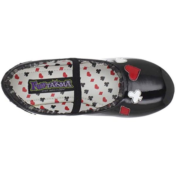 magasin en ligne Funtasma Ballerines ‘Alice’ Noires Vernies Pour Enfants 7