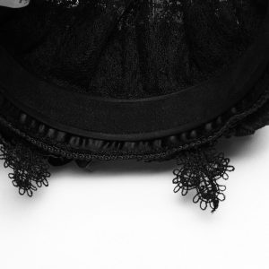 Pyon Pyon Bandeau Gothic Lolita ‘Black Fairy’ Noir outlet soldes 34