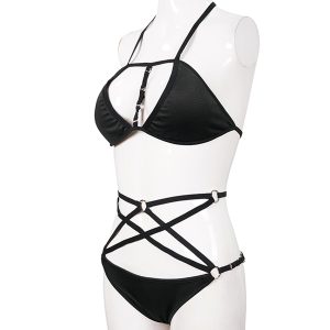 DEVIL FASHION Bikini ‘Arachne’ Noir luxe soldes 43