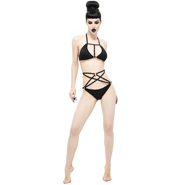 DEVIL FASHION Bikini ‘Arachne’ Noir luxe soldes 7