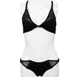 en solde DEVIL FASHION Bikini ‘Bat Shaped’ Noir 44