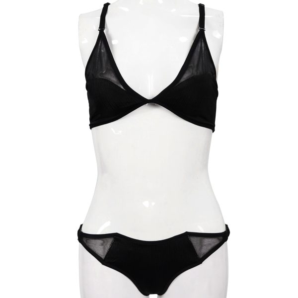 en solde DEVIL FASHION Bikini ‘Bat Shaped’ Noir 14