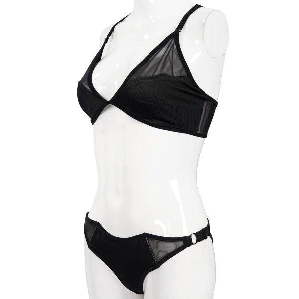 en solde DEVIL FASHION Bikini ‘Bat Shaped’ Noir 16