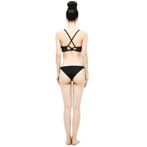 en solde DEVIL FASHION Bikini ‘Bat Shaped’ Noir 38