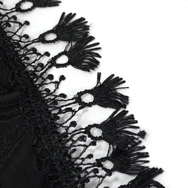 prix abordable DEVIL FASHION Bikini ‘Gothic Tassel’ Noir 21