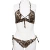 DEVIL FASHION Bikini Léopard Beige prix pas cher 38