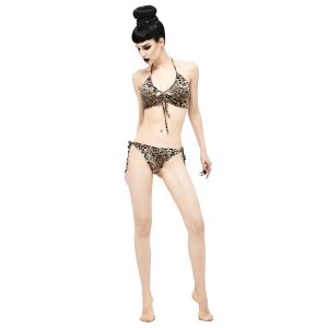 DEVIL FASHION Bikini Léopard Beige prix pas cher 37