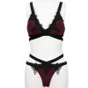 france DEVIL FASHION Bikini ‘Narcissa’ Bordeaux Et Noir 8