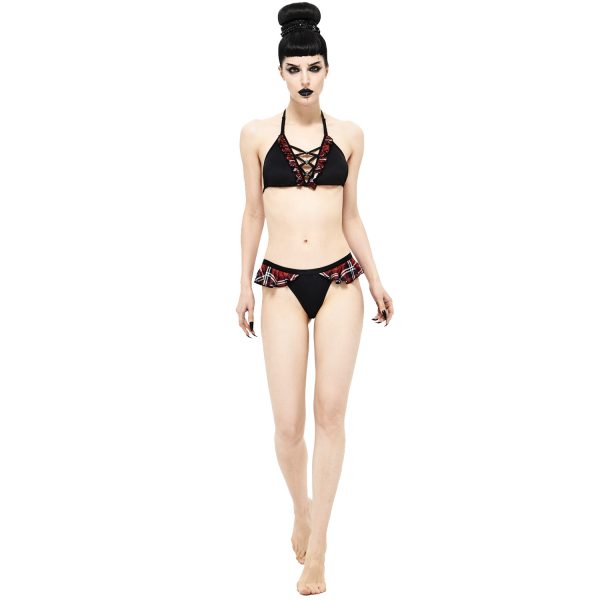 DEVIL FASHION Bikini ‘Scotish’ Noir Officielle 8