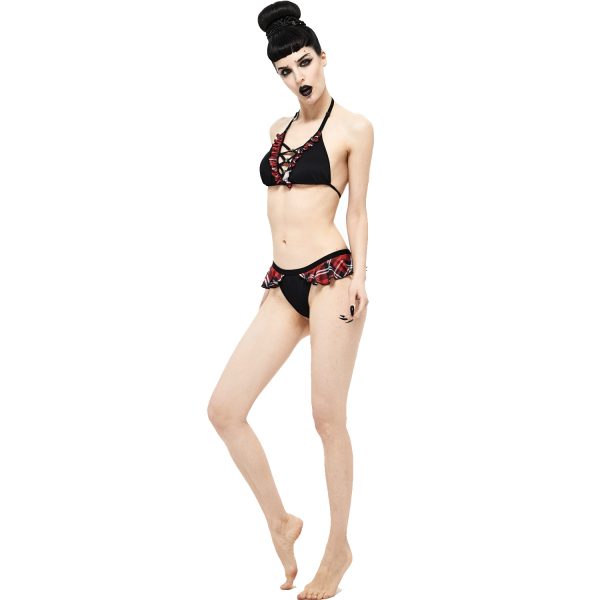 DEVIL FASHION Bikini ‘Scotish’ Noir Officielle 10