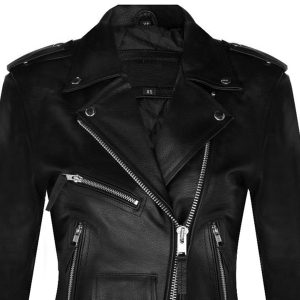 NEW ROCK Blouson En Cuir ‘Buffalo Brando’ Noir Pour Femmes l'unique style 24