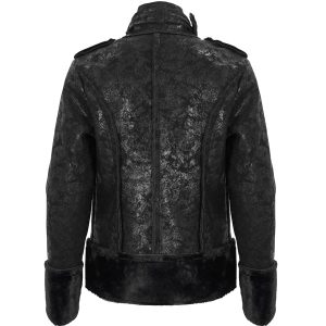 comparez les prix DEVIL FASHION Blouson ‘Jarlan’ En Simili Cuir Noir 50