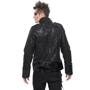 comparez les prix DEVIL FASHION Blouson ‘Jarlan’ En Simili Cuir Noir 26