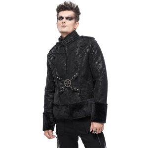 comparez les prix DEVIL FASHION Blouson ‘Jarlan’ En Simili Cuir Noir 28