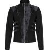 PUNK RAVE Blouson ‘Lycidas’ Noir Et Gris Nouvelle Collection 62