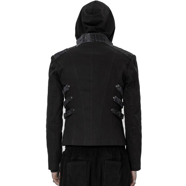 PUNK RAVE Blouson ‘Lycidas’ Noir Et Gris Nouvelle Collection 4