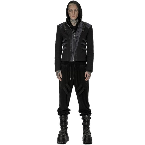 PUNK RAVE Blouson ‘Lycidas’ Noir Et Gris Nouvelle Collection 5