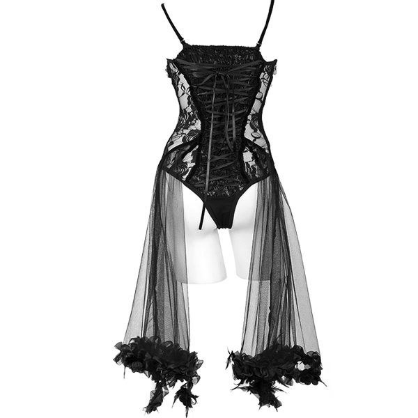 Nouvelle Collection Eva Lady Body Gothique ‘Medusa’ Noir 11