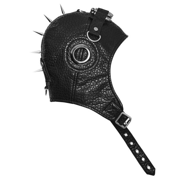 boutique PUNK RAVE Bonnet D’Aviateur ‘Cataclysm’ Noir 1