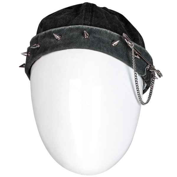 PUNK RAVE Bonnet ‘Landlord’ Noir Nouveau 8