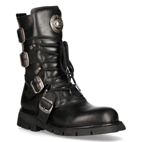 Bottes New Rock Comfort Light En Cuir Itali Et… prix pas cher 3