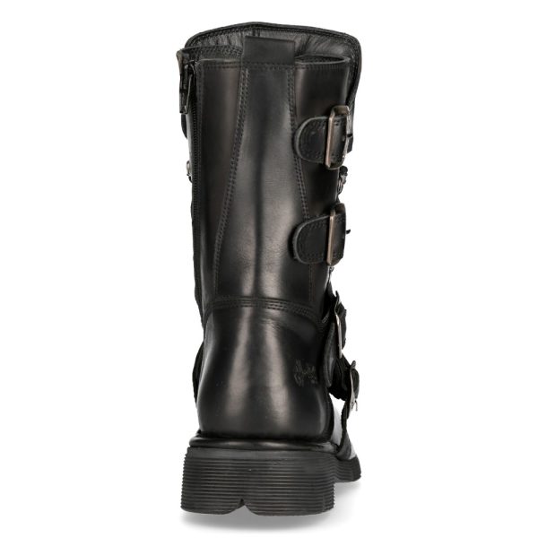 Bottes New Rock Comfort Light En Cuir Itali Et… prix pas cher 6