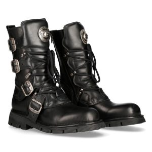 Bottes New Rock Comfort Light En Cuir Itali Et… prix pas cher 24